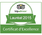Certificat d'Excellence - TripAdvisor Couleur Café Antsirabe